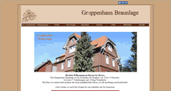 Desktop Screenshot of gruppenhaus-braunlage.de